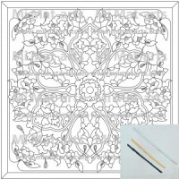 Pre engutat coixí de seda 50x50cm IZNIK